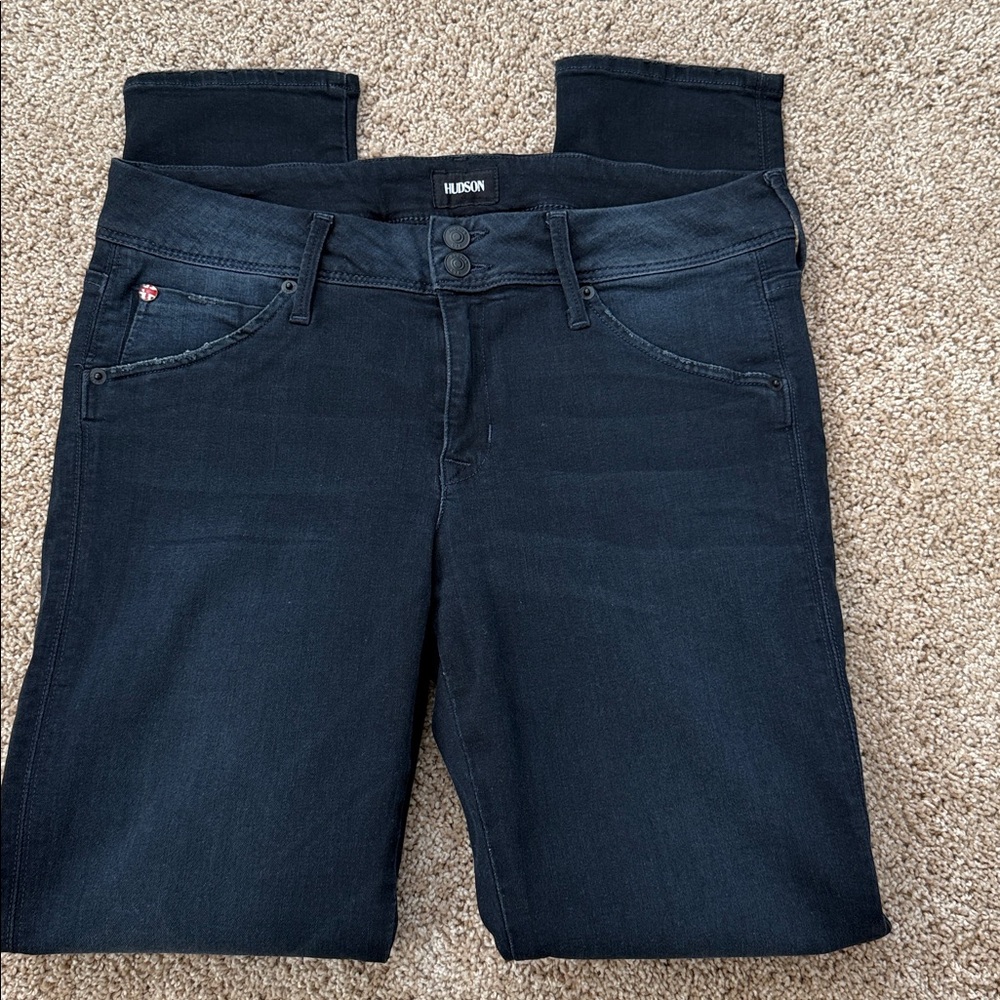 Hudson Jeans in Deep Blue - Collin midrise skinny